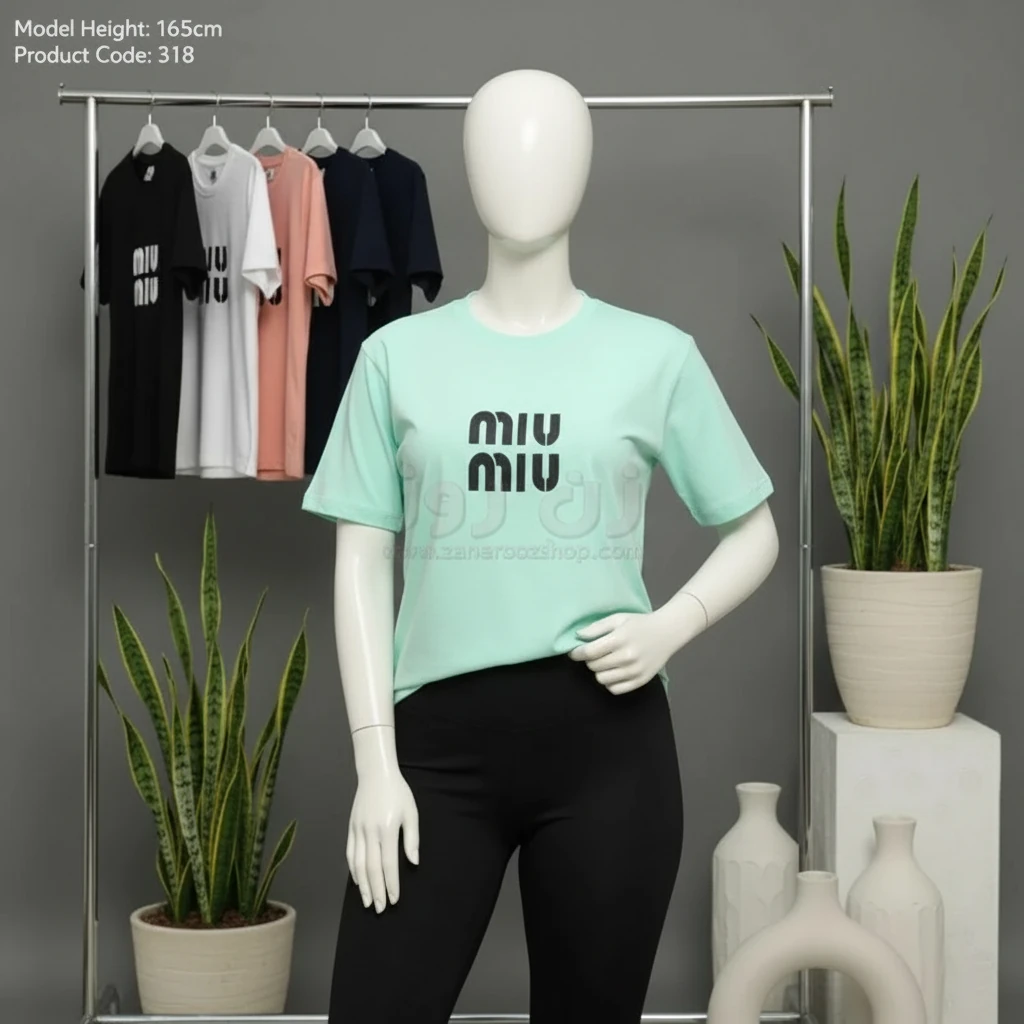 تیشرت لانگ میومیو (miu miu) 1 تیشرت لانگ میومیو (miu miu)