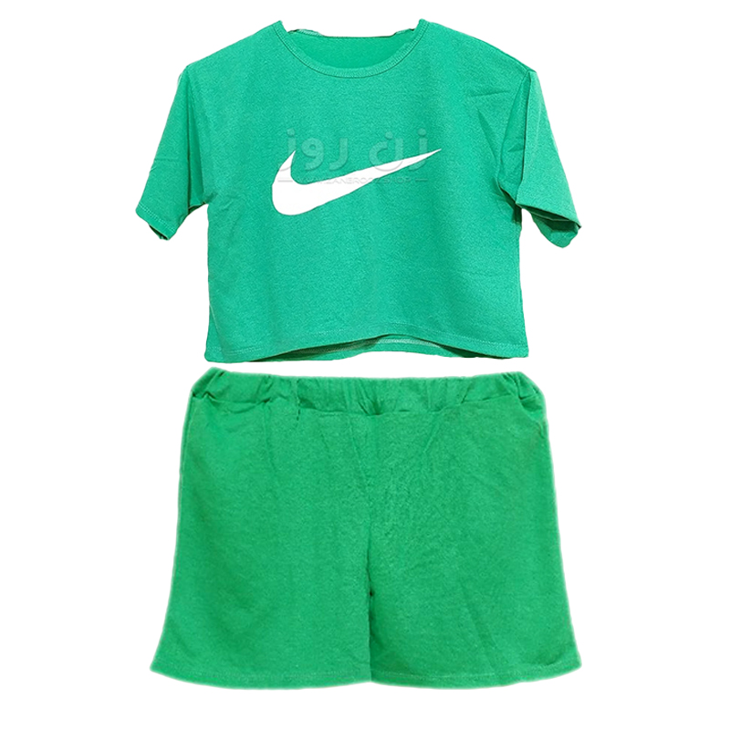 ست کراپ و شورتک طرح نایک (Nike) 8 ست کراپ و شورتک طرح نایک (Nike) - Image 8
