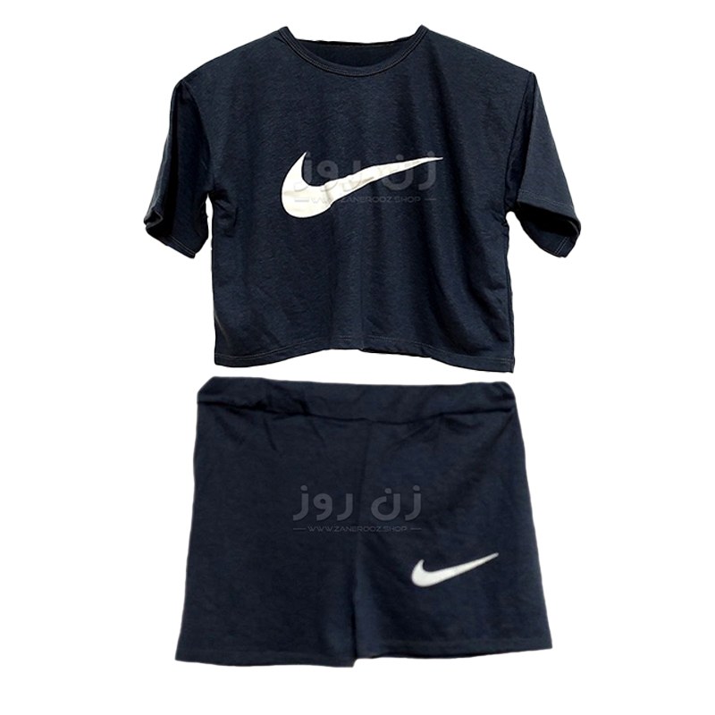ست کراپ و شورتک طرح نایک (Nike) 11 ست کراپ و شورتک طرح نایک (Nike) - Image 11