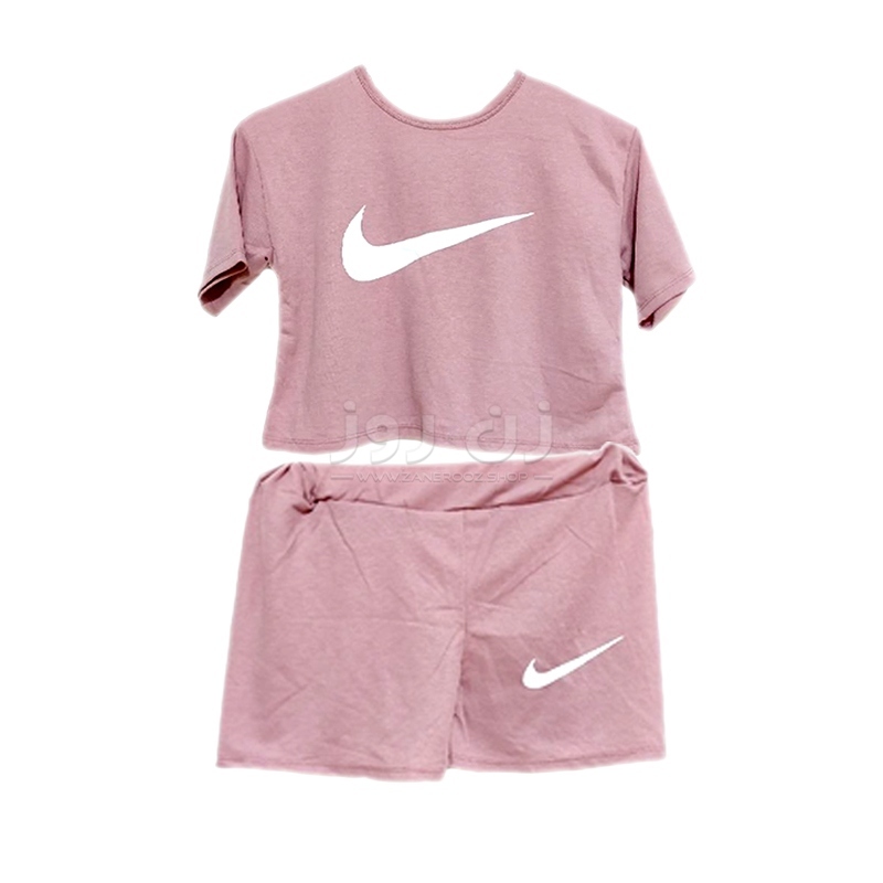 ست کراپ و شورتک طرح نایک (Nike) 13 ست کراپ و شورتک طرح نایک (Nike) - Image 13