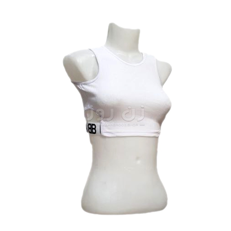 کراپ زنانه بغل کش دار بدون آستین 4 کراپ زنانه بغل کش دار بدون آستین - Image 4