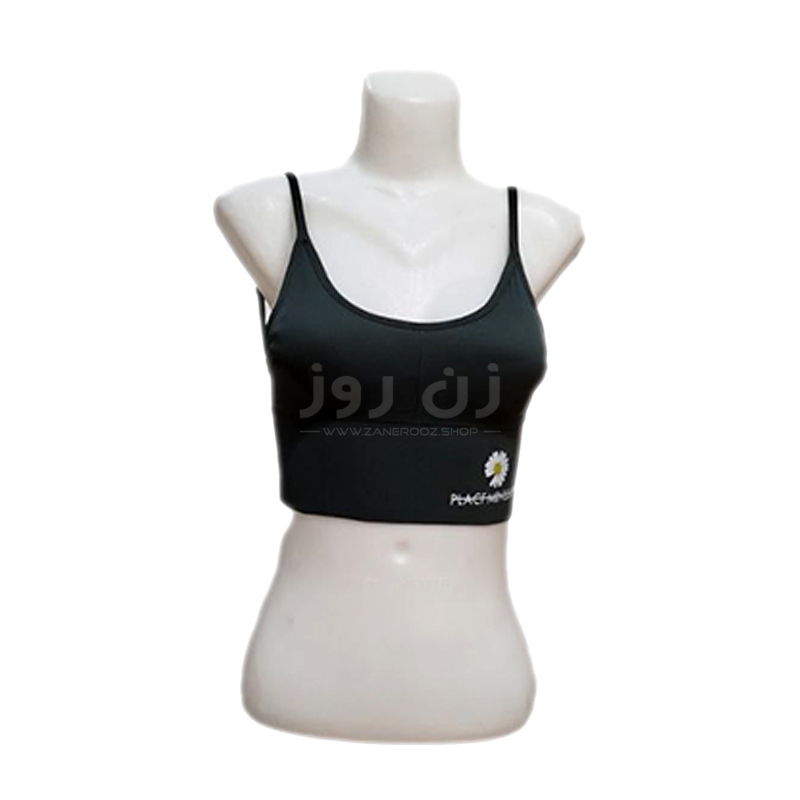 قیمت نیم تنه اسپرت نخی کبریتی طرح گل بابونه