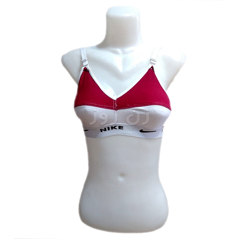 سوتین زنانه نخی دورنگ طرح نایک 9 قیمت سوتین زنانه نخی دورنگ طرح نایک