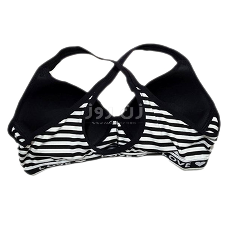 قیمت سوتین زنانه اسفنجی اسپرت راه راه