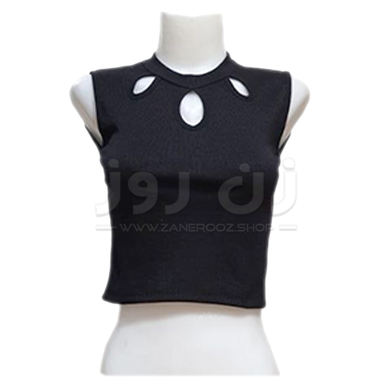 قیمت کراپ زنانه کبریتی یقه اشکی بدون آستین