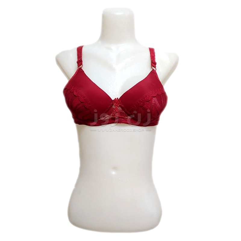 قیمت سوتین زنانه اسفنجی بدون فنر طرح منحنی