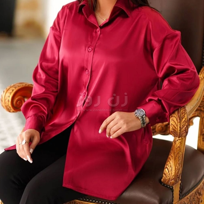 قیمت شومیز گره ای جلو دکمه دار