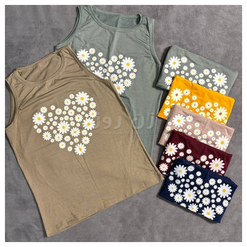 قیمت تاپ حلقه آستین طرح قلب گل بابونه