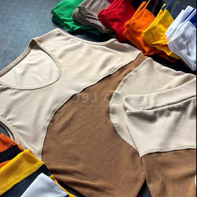 قیمت ست کراپ و شورتک اسپرت دورنگ