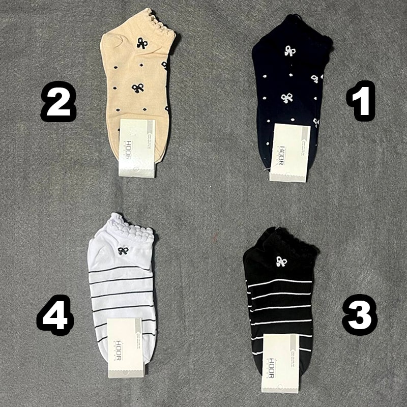 قیمت جوراب مچی دخترانه و زنانه طرح پاپیون