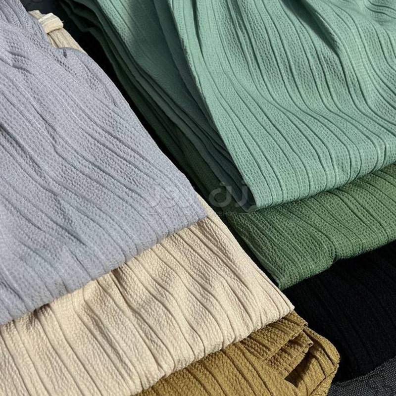 قیمت شلوار دامنی زنانه کمرکش پارچه آیوا خارجی