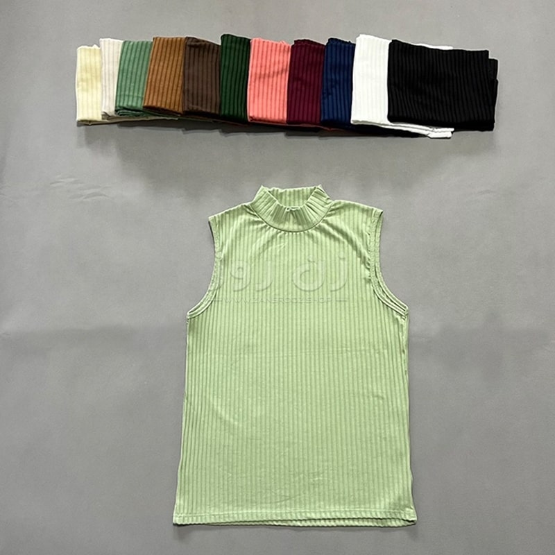 قیمت تاپ یقه گرد حلقه آستین ساده فانریپ