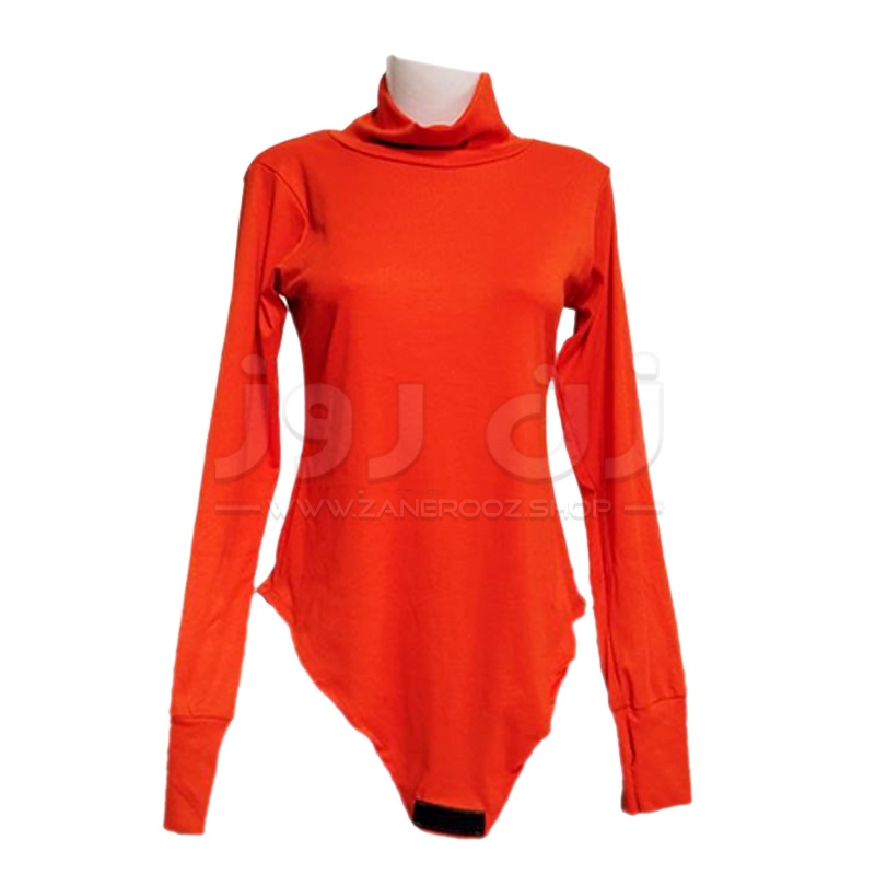 قیمت بادی آستین بلند زنانه یقه اسکی فینگردار