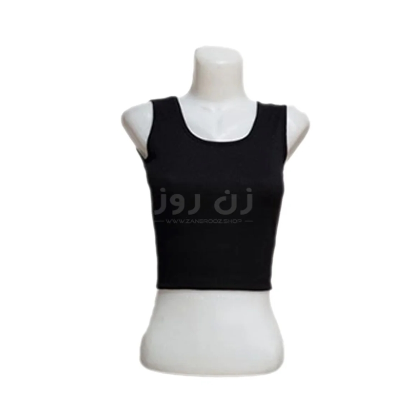 قیمت کراپ زنانه یقه خشتی بدون آستین