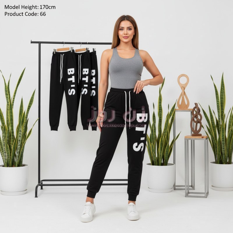 قیمت شلوار زنانه BTS دمپا کش ویسکوز