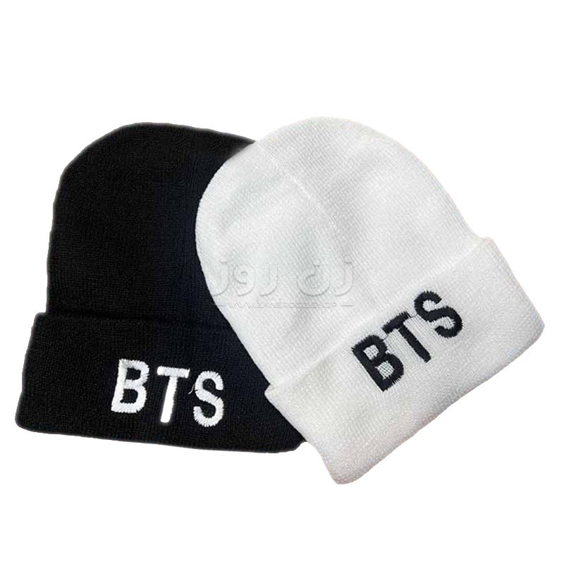 قیمت کلاه زمستانی زنانه و دخترانه طرح BTS (بی تی اس)