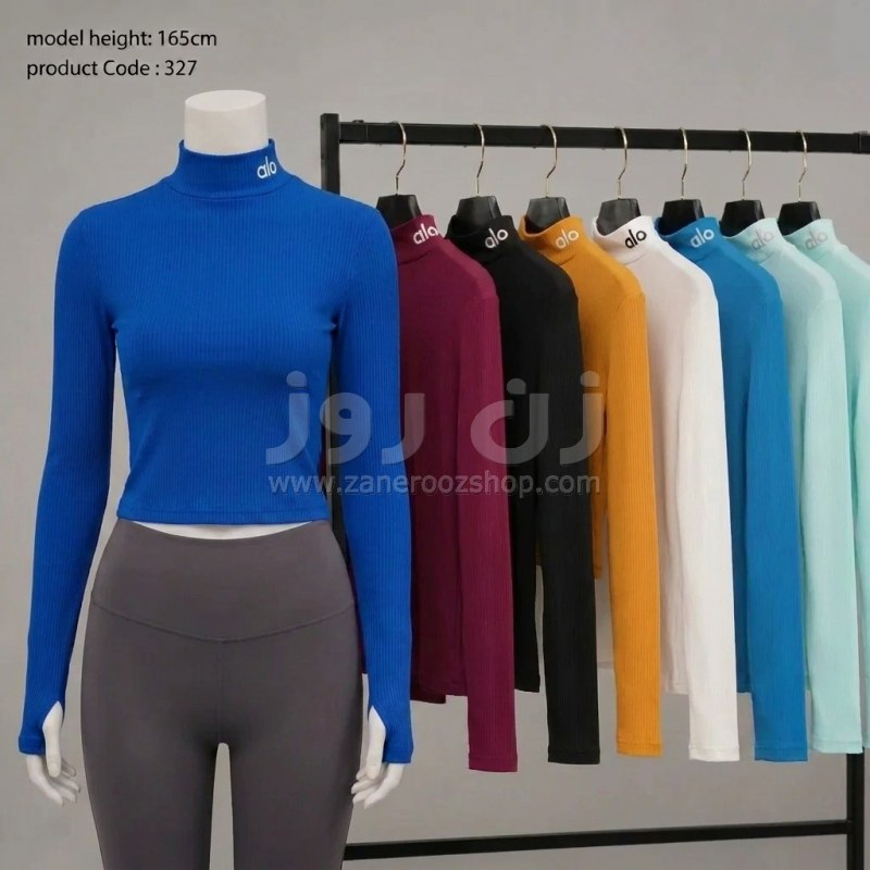 بلوز یقه اسکی کبریتی فینگردار ALO 11 بلوز یقه اسکی کبریتی فینگردار ALO - Image 11