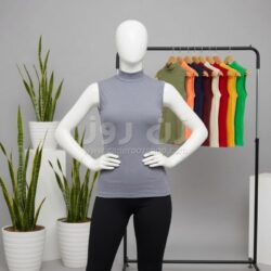 تاپ بیسیک یقه 5 سانتی زنانه