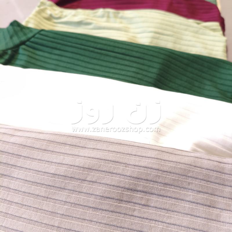بلوز زنانه آستیندار فانریپ کبریتی ریلی یقه ۵ سانت 16 بلوز زنانه آستیندار فانریپ کبریتی ریلی یقه ۵ سانت - Image 16