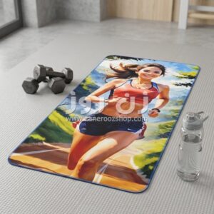 خانه 10 حوله دست و صورت30*60 طرح دختر دونده کار ماراتن